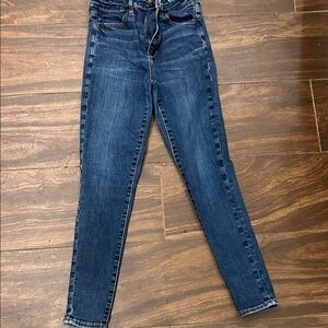 American Eagle Outfitters Dark Blue Skinny Jeans